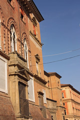 Fototapeta na wymiar Palais de la Piazza del Nettuno à Bologne, Italie