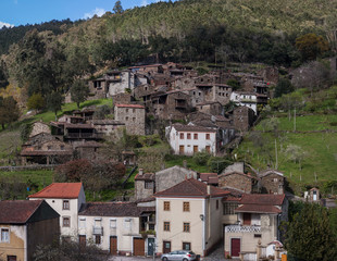 Obraz premium The schist village of Candal