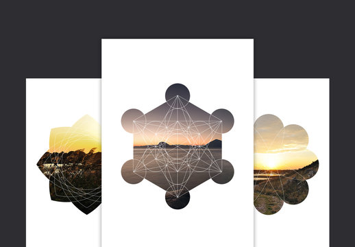 Geometric Photo Mask Set 2
