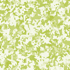 Seamless green camouflage pattern. Vector illustration