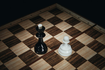 pawn against king