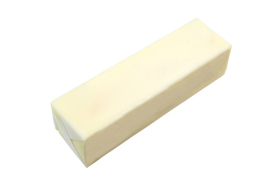 Isolated Stick Of Butter No Label