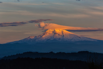 Lenticular Clouds over Mount Hood