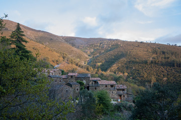 Fototapeta na wymiar The schist village of Cerdeira
