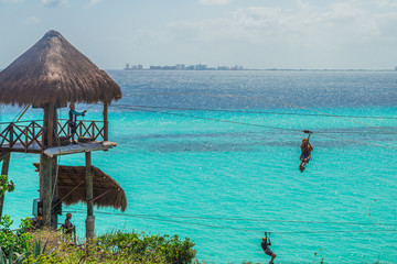 Beautiful island and beach of Isla Mujeres, Cancun, Mexico