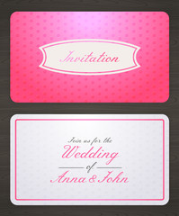 Invitation template. Vector illustration