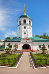 Fototapeta na wymiar Znamensky Monastery in Irkutsk