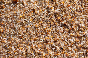 small sea stones and sand background texture