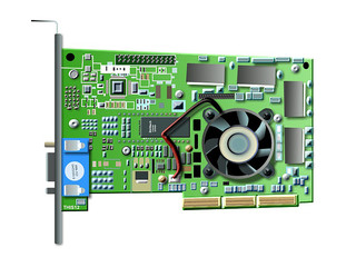 Fototapeta premium Old Circuit Board