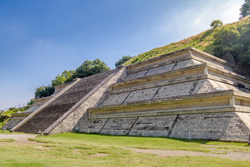 Fototapeta na wymiar Cholula Pyramid - Cholula, Puebla, Mexico