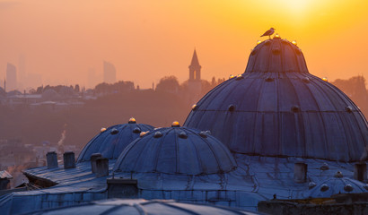 The beautiful Suleymaniye mosque in Istanbul, Turkey