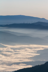 Fototapeta premium Misty hills