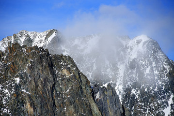 Alpine landscape in Altai Mountains, Siberia, Russian Federation