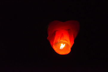 Fototapeta premium orange sky lantern