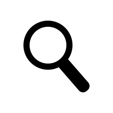 Black search icon