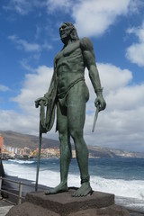 Teneriffa - Candelaria, Mencey Statue