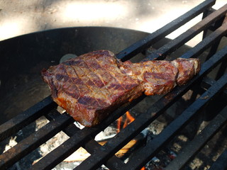 Steak after a hike