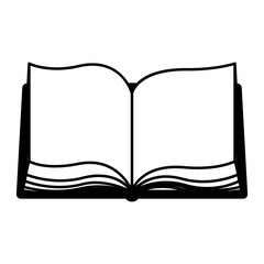 academic book icon over white background. Learning knowledge and library theme. Colorful design. vector illustration