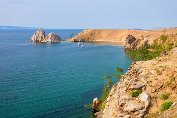Fototapeta na wymiar Lake Baikal in Siberia