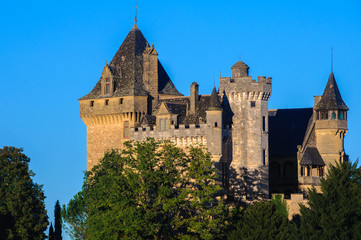 Fototapeta na wymiar Castle of Montfort, Dordogne department (France)