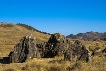 Rock mountain in Huehuetenango, Guatemala.