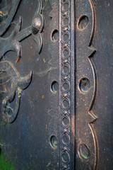 Detail einer eisernen Tür