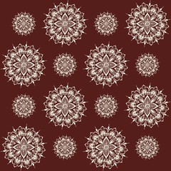 Mehendi pattern illustration