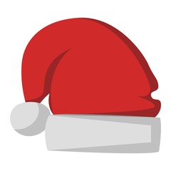 Santa christmas hat vector illustration.