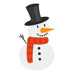 Cartoon snowman character