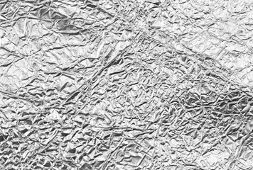 Shiny silver gray foil texture