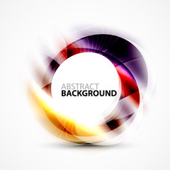 Modern shiny blurred swirl template