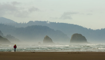 Walk on the beach-Cannon Beach