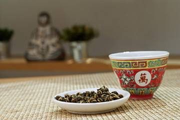 Still life with Teacup and plate