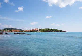 Fototapeta premium Timeshare apartment hotel in St Martin