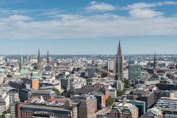 Obraz premium Hamburg Skyline