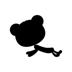 teddy bear character icon image vector illustration design 