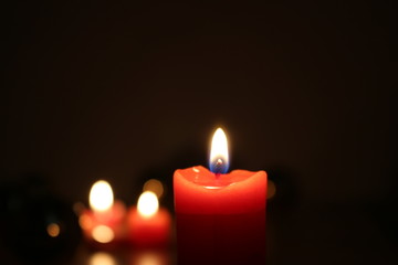 赤いキャンドル
