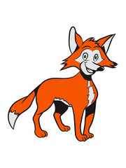 Fototapeta premium Fox funny sweet