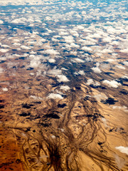 Aerial of Australian outback