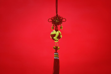 Still life of Chinese New Year decoration