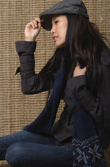 Young woman looking into distance