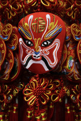 Still life of Chinese mask decoration