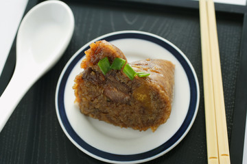 Still life of rice dumpling