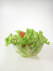 Healthy green lattuce lasalad