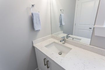 Bathroom interior. Clean design.