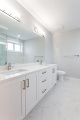 Obraz na płótnie Canvas Bathroom interior. Clean design.