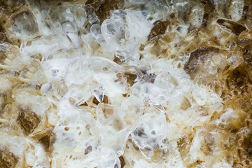 ice coffee, close-up