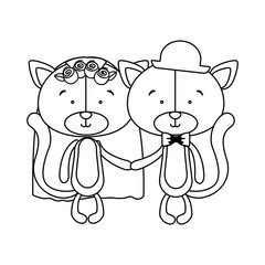 romantic couple icon image vector illustration design 