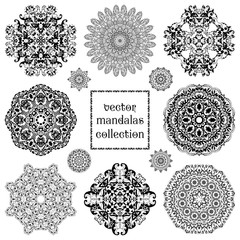 Set of mandalas