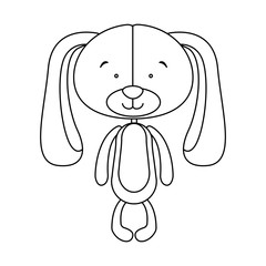 dog cartoon character icon image vector illustration design 